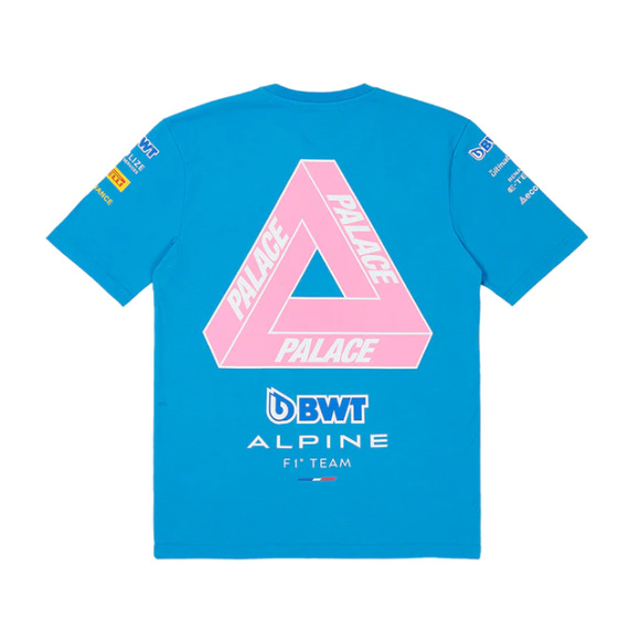 PALACE | Shirts | Palace Kappa For Alpine Tshirt Blue | Poshmark
